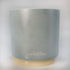 6" B-5 Green Heart Ocean Gold Frosted rim Inside Alchemy™ Crystal Tones Crystal Singing Bowl